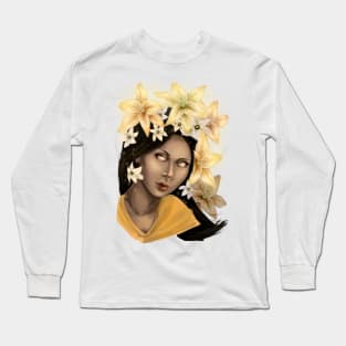 South Asian Lily Long Sleeve T-Shirt